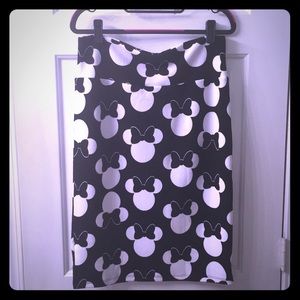 LuLaRoe Minnie Mouse Cassie Skirt - L (EUC)